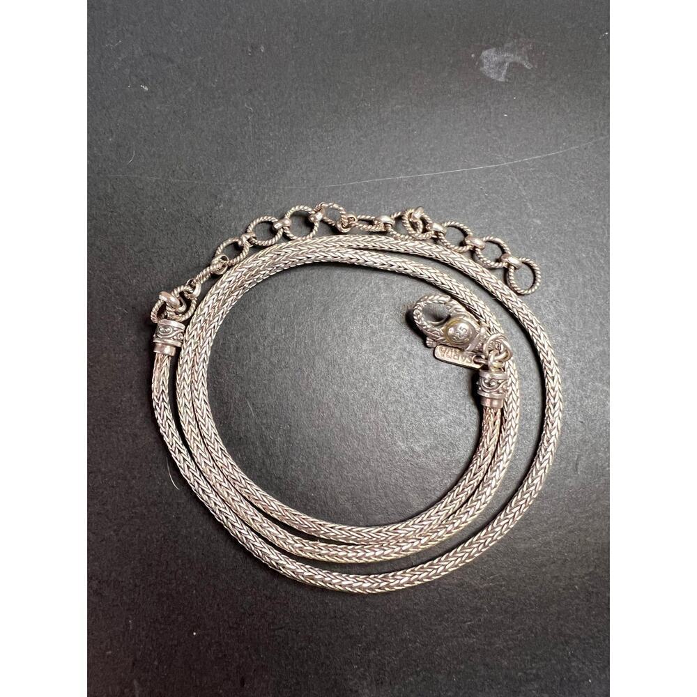 Sarda Bali sterling silver tulang naga extender 24 inch necklace